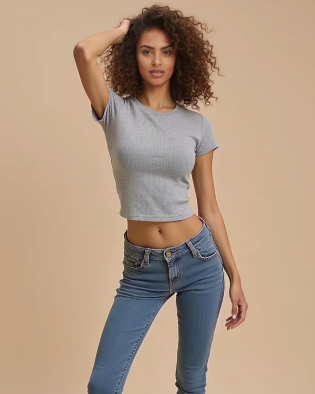Short Sleeve Cropped Top