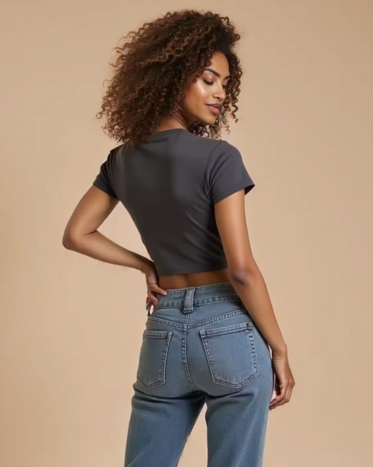 Short Sleeve Cropped Top