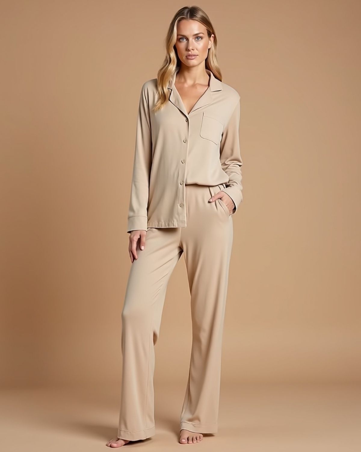 Comfy Long Sleeve Pajama Set