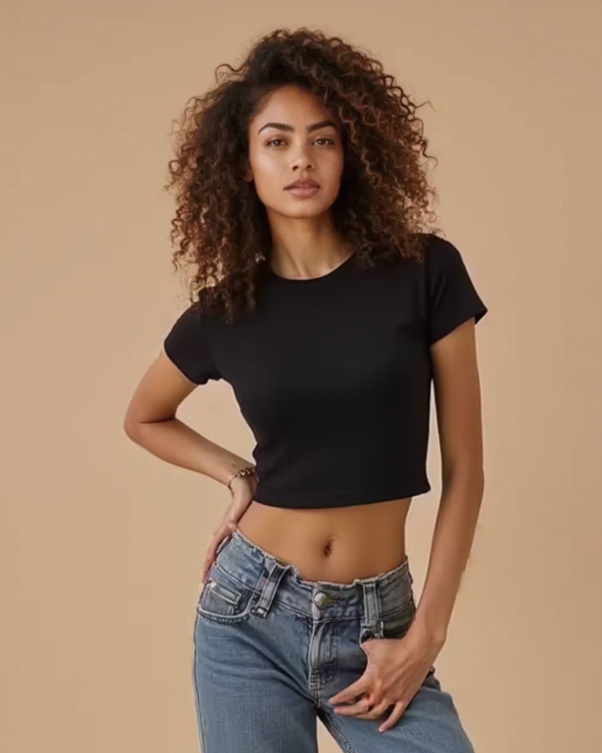 Short Sleeve Cropped Top