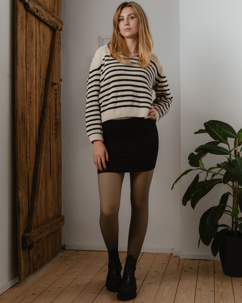 Cozy Cloudy Tights - Fleece Lined