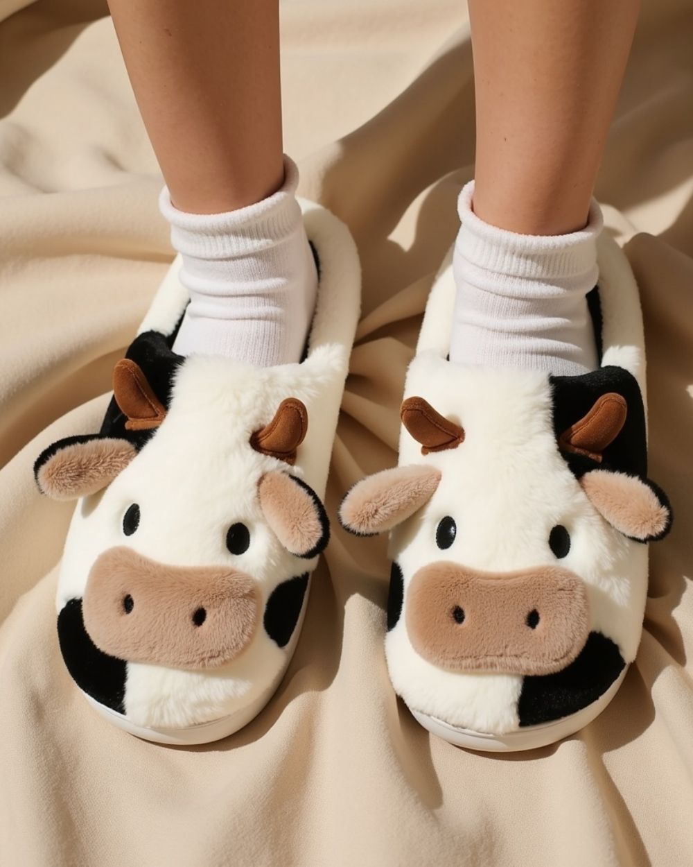 Cozy Cow Slippers