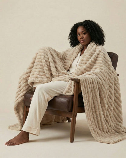 Cloudy - Fleece Throw Blanket