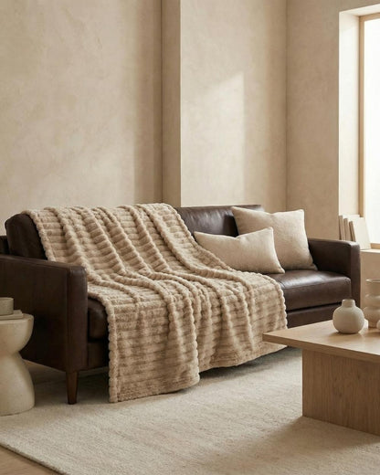 Cloudy - Fleece Throw Blanket