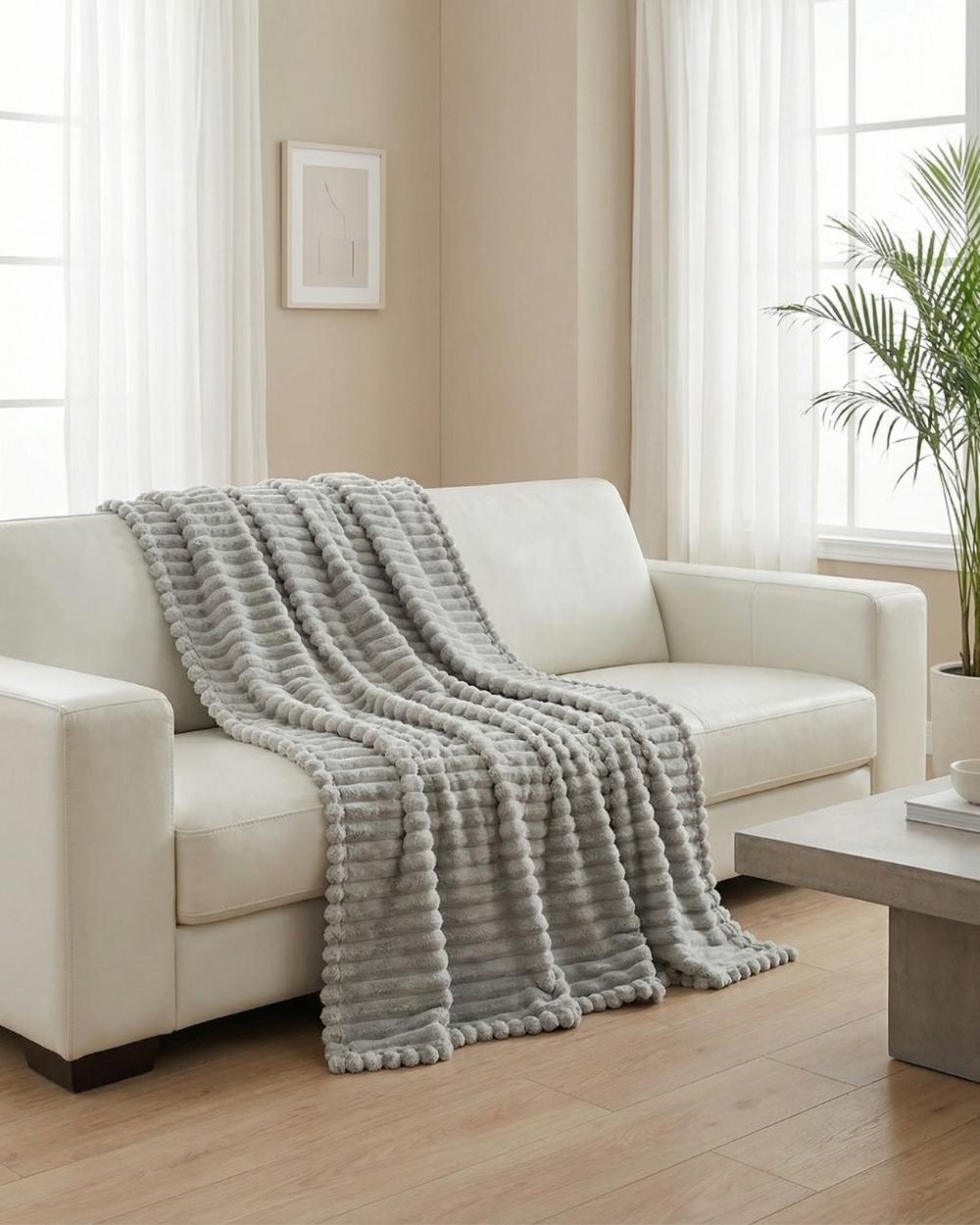 Cloudy - Fleece Throw Blanket