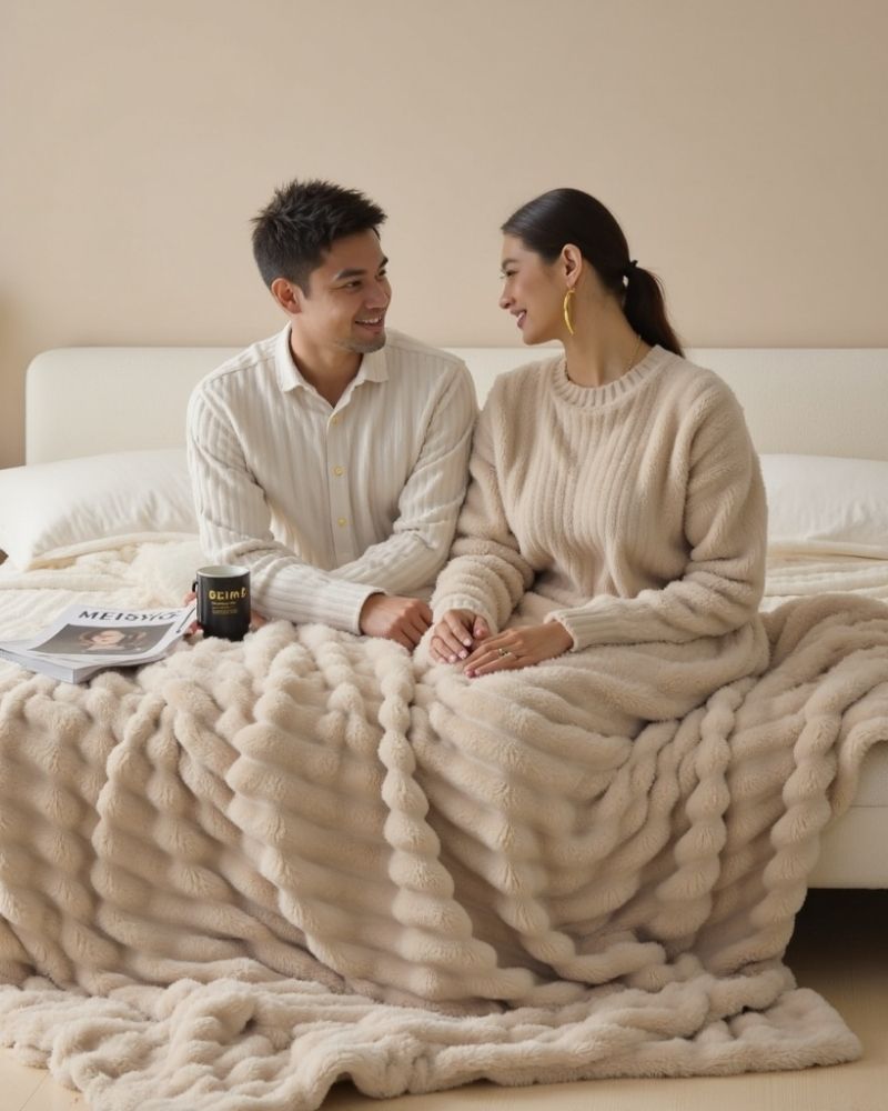 Cloudy - Cozy Fleece Blanket