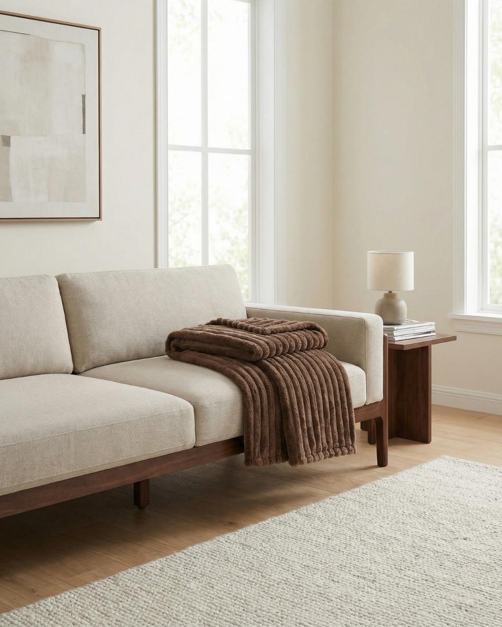 Cloudy - Fleece Throw Blanket