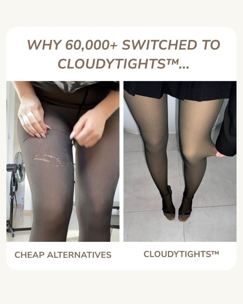 CloudyTights™ - Translucent Fleece Tights | Buy 1 Get 1 Free