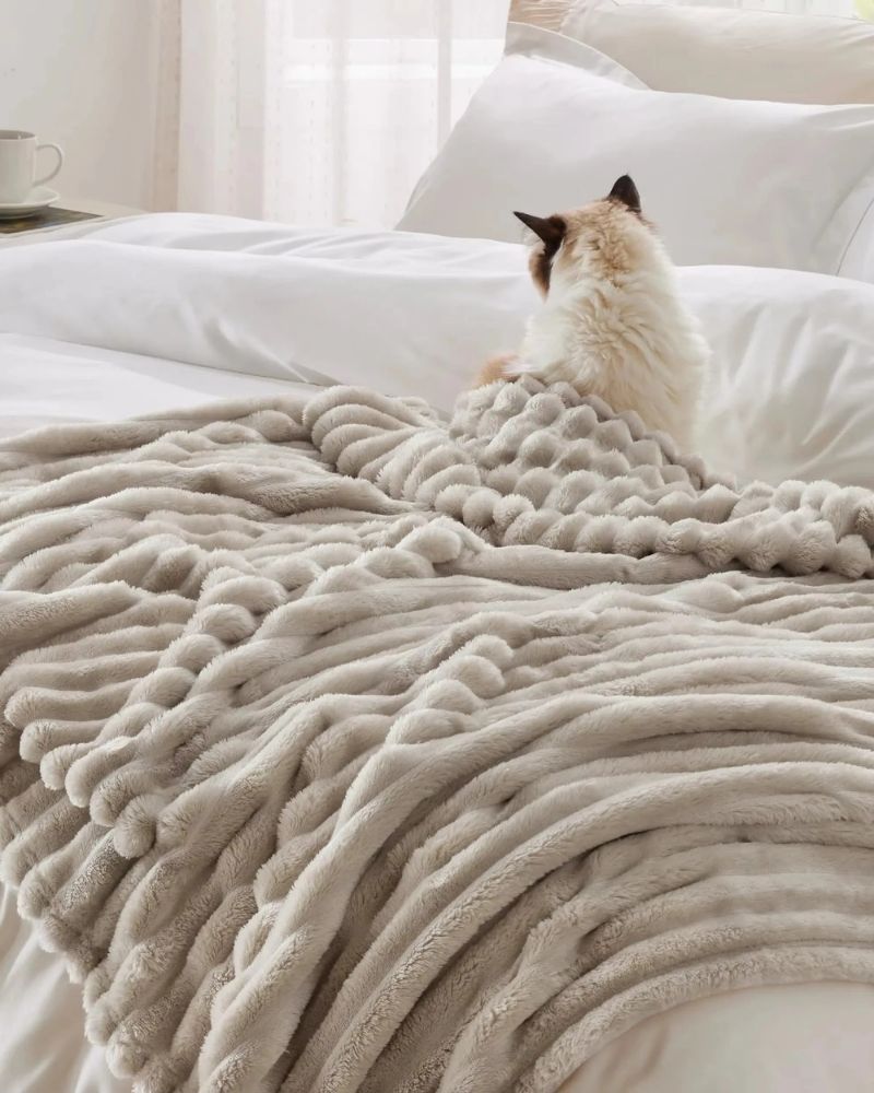 Cloudy - Cozy Fleece Blanket