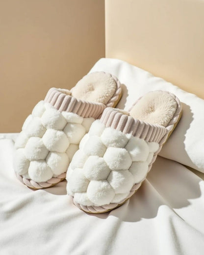 Fleece Bubble Slippers