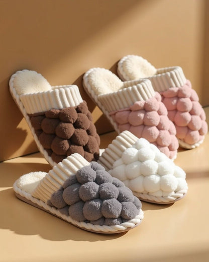 Fleece Bubble Slippers