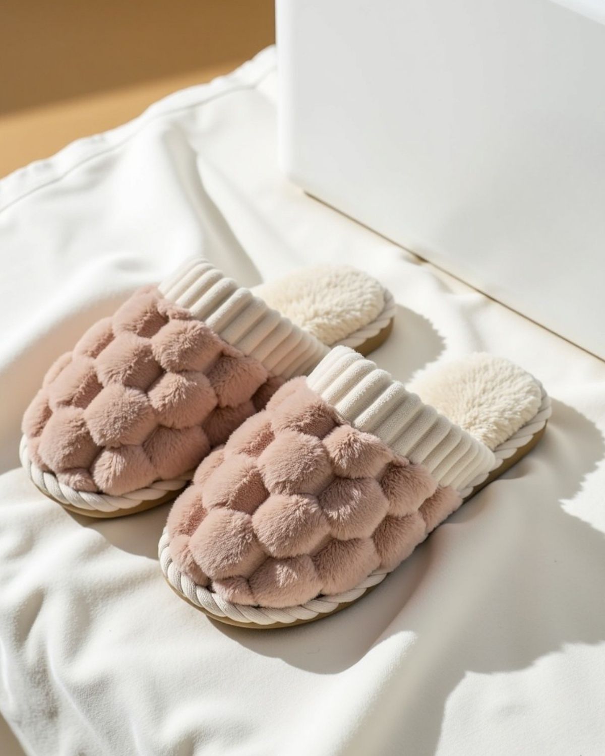 Fleece Bubble Slippers