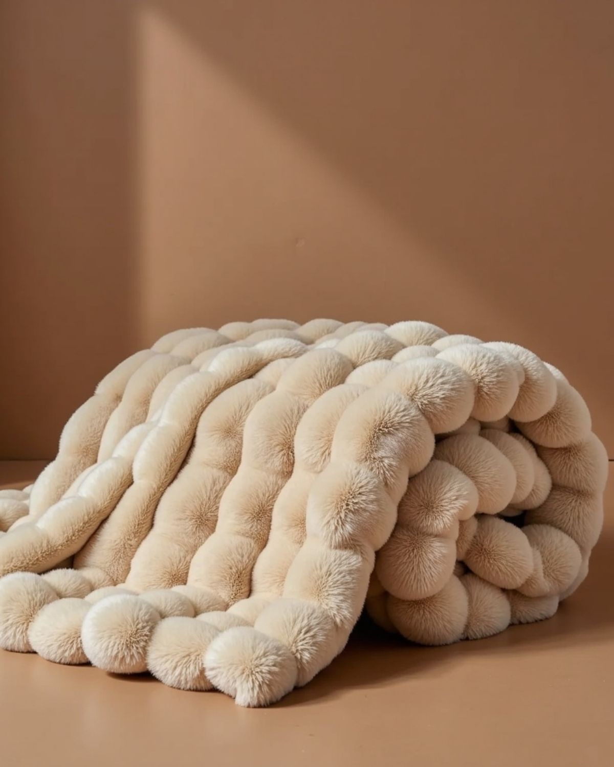 Cozy Fleece Bubble Blanket