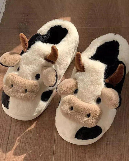 Cozy Cow Slippers