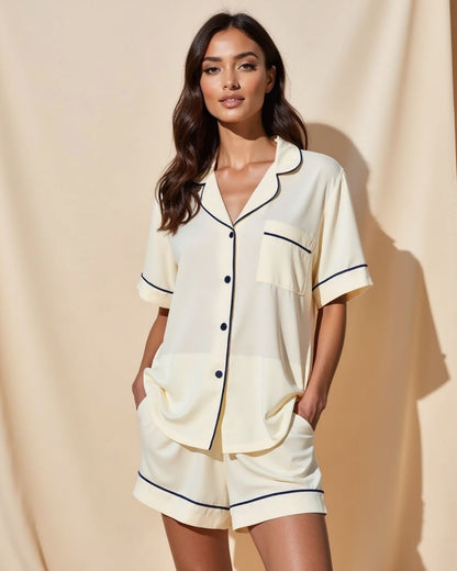 Comfy Short Sleeve Pajama Set