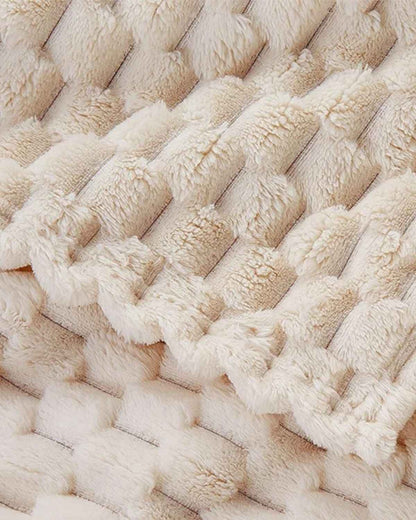 Cozy Fleece Waffle Blanket