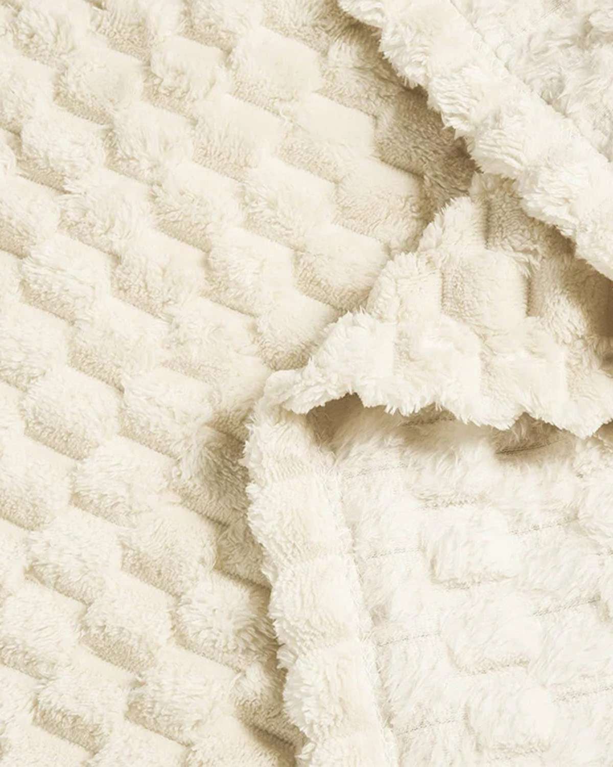 Cozy Fleece Waffle Blanket